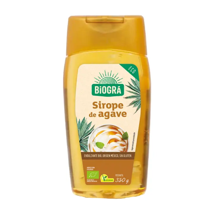 Sirope de Ágave Ecológico 350, Endulzante Natural con Bajo Índice Glucémico - Biogra - 1
