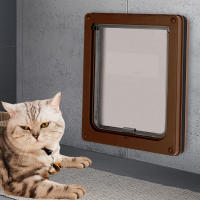 Puerta De Seguridad Para Perros Y Gatos PVC Plástico Pequeño Pasillo Para Mascotas Seguro Para Gatitos Y Perros Pequeños - details 3