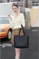 Bolsos de Mano para Mujer, bolsos simples de cuero de PU with ASA superior, bolsos de Buma para la escuela y el trabajo - details 2