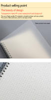 Cuaderno De Tareas A5 A6 B5 Con Espiral Para Diario De Cuadernos De Escuela Papel Líneado DOT Blanco Cuadrícula Grid Libro De Dibujo Para Suministros De Papelería - details 4