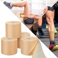 Cinta Elástica De Algodón Para Deportes En Blanco Soporte Muscular Para Rodilla Muñeca Y Tobillo Fácil De Rasgar - details 11