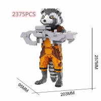 Juguetes De Construcción De Anime Cartoon Blocos De Monstruos Educativos Para Niños Regalo De Navidad Bloques De Plástico PVC Tamaño Micro Sin Baterías - details 4