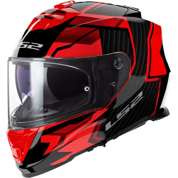 Casco moto  Integral LS2 ff800 Storm II tracker black red   2206 - 1