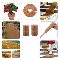 Carpetilla De Fibra De Plantas Para Reptiles Alfombra De Cama De Reptiles Aislante Sello De Maceta De Algodón De Cocotero Hoja - details 15