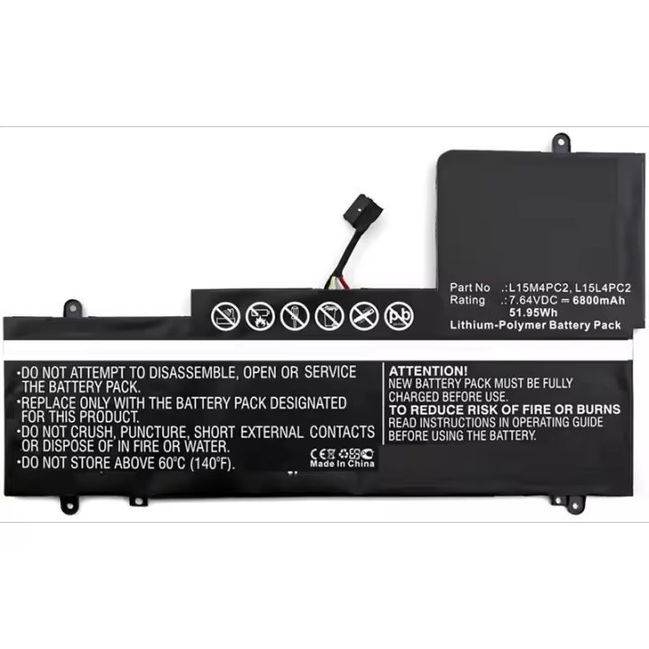 Bateria Portatil Coreparts 7.64V 6800Mah Para Lenovo Yoga - 1