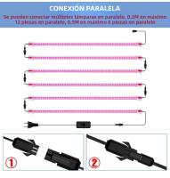 Lámpara De Cultivo Interior LED De Espectro Completo Para Plantas 220V Iluminación Para Verduras En Macetas Frutas Y Suculentas En Estufa - details 7