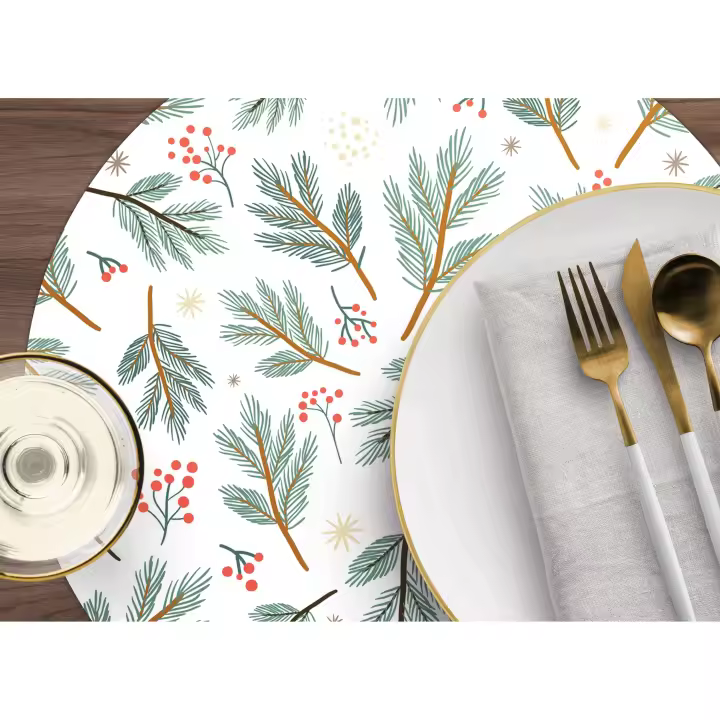 VINILIKO, set de 4 individuales de mesa Gloria  4u-[Diam] 40 cm - 1