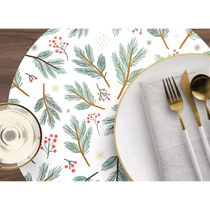 VINILIKO, set de 4 individuales de mesa Gloria  4u-[Diam] 40 cm - 1