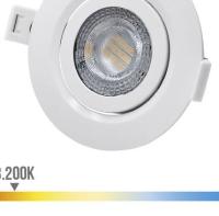 Downlight Led Empotrarble 9w 806lm Ra80 3200k Redondo Color Blanco Ø9cm Edm LUZ CALIDO - details 1