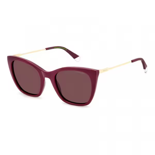 Gafas de Sol Mujer Polaroid PLD 4144/S/X - Montura Violeta - Ojo de Gato - Protección UV - Categoría 3 - 1