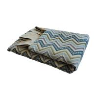 Mercatienda.es Cortinas Calle Rústicas Alpujarras Jacquard Zigzag 140x260cm - details 1