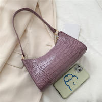 Bolso De Hombro Retro Con Patrón De Cocodrilo Para Mujer En Cuero PU Bolso De Bocina Estilo Francés Bolso De Mano Casual Monedero Tote - details 22