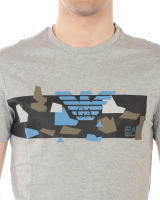 Camiseta Emporio Armani EA7 Algodón Hombre Gris 3 GPT09PJT7Z 3905 - details 4