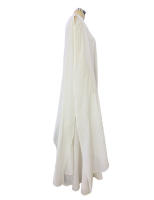 BAMBOOBOY Vestido Largo Bohemio Elegante Para Mujer Hombro Solo Sin Mangas De Seda Suave Estilo Solidario A-Line Sundress - details 5