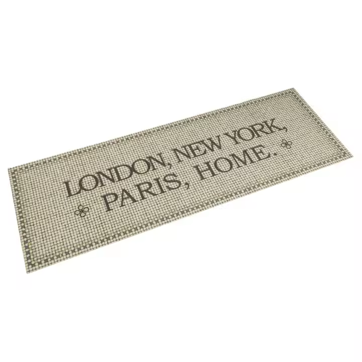 vidaXL Alfombra de cocina lavable terciopelo Capital Home 45x150 cm - 1