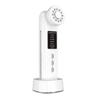 Instrumento de belleza ultrasónico con hielo, 7 modos, EMS, levantamiento y calentamiento, luz de color, vibración, masaje, introducción al instrumento - details 14