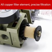 Filtro De Aceite Compresor Aire Pneumático Regulador Tanque Separador De Agua Manómetro Draining Manual AC2010-02 Tipo SMC - details 1