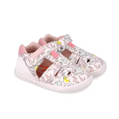 Sandalia lona respetuosa BIOMECANICS 252193 con velcro - 1