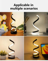 Lámpara De Mesa LED De Forma Espiral RGB Blanca Dimmerable Con Control Por USB 5V Para Decoración De Habitación Y Despacho - details 21