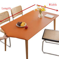 Mantel De Cuero Elástico Impermeable Para Mesa De Comedor Rectangular O Cuadrada Protegedor De Mesa Para 4/6 Asientos - details 0