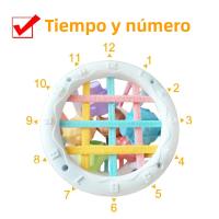 Juguete Educativo Para Bebés Cubo De Actividades Colorido Bloques De Formas Juego De Aprendizaje Para Niños Desde Nacidos Hasta 12 Meses Regalo - details 3