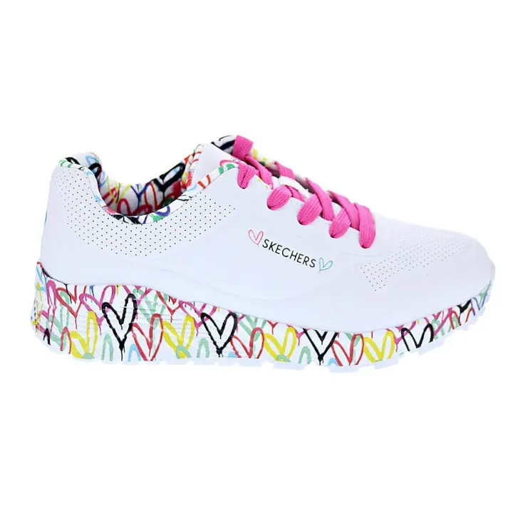 Skechers Niña Zapatillas modelo Uno Lite Blanco - 1