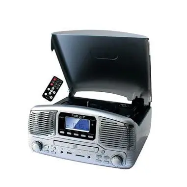 Nevir tocadiscos radio cd usb convertidor retro nvr-812 - 1