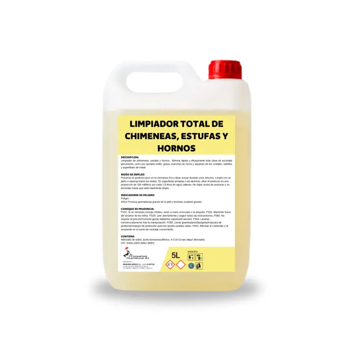 Limpiador potente para chimeneas, estufas y hornos, elimina hollín y grasa - 1