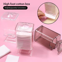 Caja De Almacenamiento Para Puntas De Uñas Y Algodón Transparente Anti-Polvo Simplicidad Maquillaje 1 Pieza Con Fondo Removible - details 0