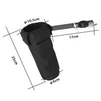 Bolsa Para Palillos De Batería Negra De Tela Oxford 600D Cilíndrica Portadora De Instrumentos De Percusión Accesorios De Música - details 0