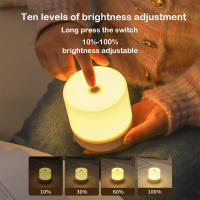 Lámpara De Noche Recargable LED Táctil Pequeña 3 Modos Regulables Para Dormitorio Protección Ocular Regalo Para Niños - details 3