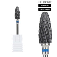 Nueva Rosca De Uñas Cerámica Rosa 5 En 1 Para Máquina Eléctrica De Perforación Tamaño 3/32" Retira Rápidamente Acrílico O Gel Duro - details 5