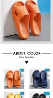 Pantuflas De Interior EVA Para Hombres Y Mujeres Pareja Uso Doméstico Verano Antideslizantes Transpirables Sandalias Para Baño - details 9