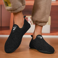 MAEDEF Zapatillas De Invierno Para Hombres Algodón Calor Interior Ligero Botines De Piel Suave Unisex Zapatos De Casa Cómodos Y Transpirables - details 41