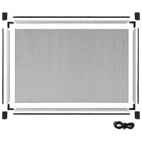 vidaXL Mosquitera extensible para ventanas blanco (100-193)x75 cm - details 3