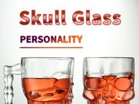 Copa De Cerveza Clásica Pirata 500ml De Cristal Con Diseño De Cara De Calavera Y Mango Para Beber Vino Y Vodka Essentials Para Bar Y KTV - details 0