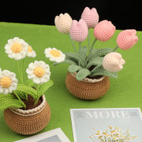 Kit De Instrucción Para Tejer Con Flores De Crochet KRABALL Para Principiantes Incluye Hilo Agujas Y Gancho Fácil De Usar Conjunto De Accesorios Para Manualidades DIY - details 4