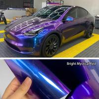 Película De Vinilo Chameleon Para Coche Y Motocicleta Cambio De Color Mate Brillante Decoración Azul Morado Accesorios De Adornos Con Libre De Burbujas Y Absorción De Aire - details 13