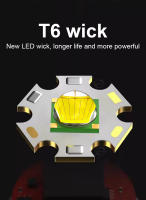 Linterna Profunda 8000LM Super Potente IPX8 Profesional Para Natación Y Pesca Luz LED Ajustable Impermeable 18650 Con Zoom - details 3