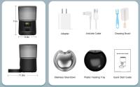 Comedero Gato Automatico+2.2 Fuente para Gatos - 5G/2.4G WiFi Dispensador Comida Gatos - Comedero Automatico Gato Conectar App - Alimentación a Distancia - 1-10 Comidas al Día - 10s Voz - Doble Alimentación - 4L - details 15