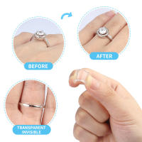 Ajustador De Tamaño De Anillos Invisible En Color Transparente Herramienta Para Ajustar Anillos Sueltos Reductor De Anillos Adecuado Para Todas Las Joyas - details 3