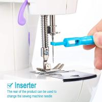 Herramienta De Costura Automática Para Máquina De Coser Insertador De Agujas Y Hilo Convenientes Para Bordado Plástico - details 1