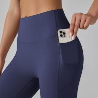 Leggings Para Mujer Con Bolsillos Pantalones De Yoga Para Gimnasio Deporte Fitness De Cintura Alta Control De Abdomen Para Correr Entrenamiento - details 16