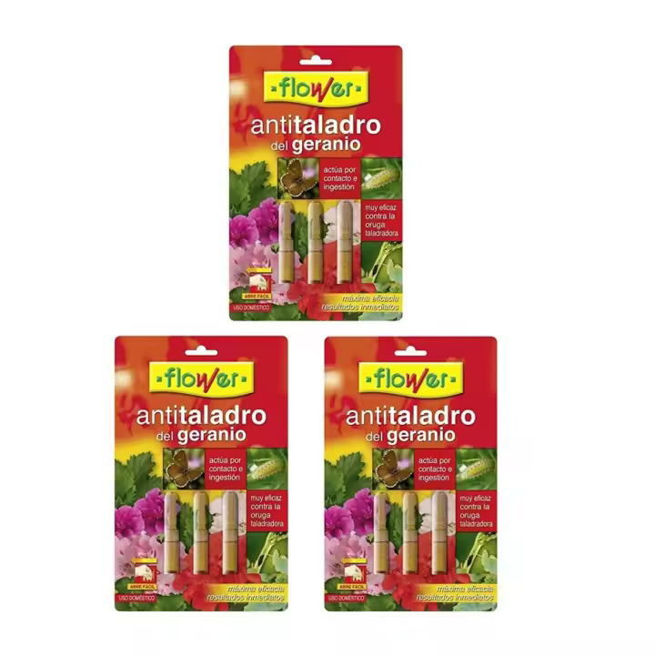 Anti taladro del geranio ampollas 3 monodosis, PACK DE 3 UNIDADES - 1