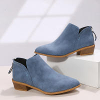 SP Zapatos de mujer de talla Grande otoño 2012 Botas de ante para Mujer Botas Chelsea Martin para Mujer Botas Cortas y Botas desnudas de estilo Británico, - details 5