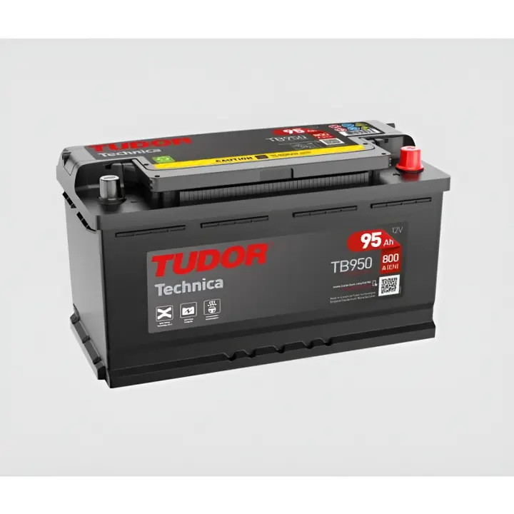 Tudor TB950 Gama Technica Batería de Coche 95Ah 800A - Alto Rendimiento - 1