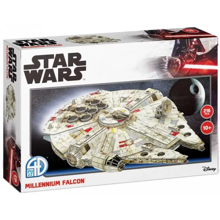 Puzzle 3D Nave Halcón Milenario Stars Wars Disney - 1