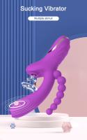 Vibrador Estimulador De Punto G De Conejo Para Mujeres Y Parejas Juguete Sexual Anal Dildo Doble Penetración Silicone 21cm - details 0