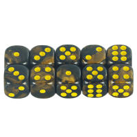 Juego De Dados D6 De Calidad Premium Con Puntos Redondos 12mm Colores Mixtos Pack De 10 Para Juegos De Mesa Y Tablero - details 15
