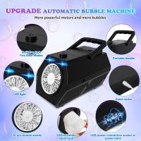 Máquina De Burbujas Automática Upgrade 50000+ Burbujas Por Minuto Operada Por Enchufe O Baterías Portátil Para Niños De 3 a 12 Años - details 5
